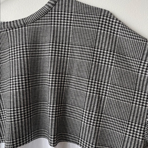 ASOS CURVE GINGHAM COLOR BLOCK TSHIRT DRESS - Picture 3 of 6